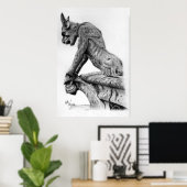 ガルゴイル1 ポスター (ホームオフィス)