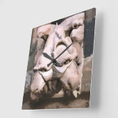 ガルゴイル スクエア壁時計 (傾斜)