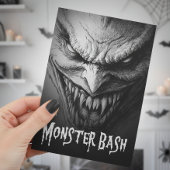 ガルゴイレグールブラック&ホワイトハローウィンパーティ 招待状