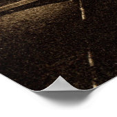 ガルゴイレノートルダムパリフランス1912ヴィンテージ ポスター (角)