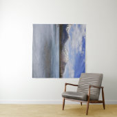 ガルゴイレマウンテンとアタ凍っていバスカ川 タペストリー (インサイチュ(横))