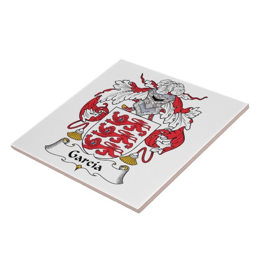 ガルシアの家紋 タイル (側面)