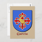 ガルシアファミリーヘラルディックシールド ポストカード (正面/裏面)