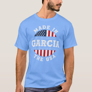 ガルシア 名前 愛国 アメリカ製 イン・ザ・USA レトロ Tシャツ