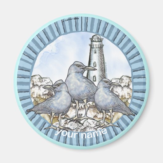 ガルズガイドライトハウスマグネット マグネット (正面)