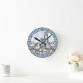 ガルズガイドライトハウス ラウンド壁時計 (ホーム)