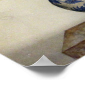 ガルゾニ中国の – 花束付き陶器の瓶 ポスター (角)