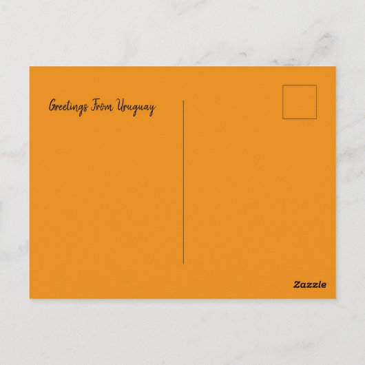 ガルゾンオールドトレイン駅マルドナドウルグアイ ポストカード (裏面)