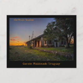 ガルゾンオールドトレイン駅マルドナドウルグアイ ポストカード