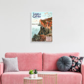 ガルダレイクガルダヴィンテージポスター キャンバスプリント (インサイチュ (リビング))