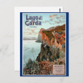 ガルダレイクガルダヴィンテージポスター ポストカード (正面/裏面)