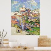 ガルダン(エクス – エンプロヴァンス)ポール・セザンヌ ポスター (キッチン)