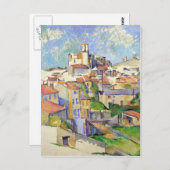 ガルダン（エクス – エンプロヴァンス）ポール・セザンヌ ポストカード (正面/裏面)