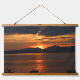 ガルダ湖のほこり 吊り下げ型タペストリー