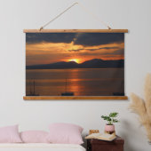 ガルダ湖のほこり 吊り下げ型タペストリー (寝室)