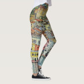 ガルダ湖のマルチェジーネ（Gustav Klimt作） レギンス (右)