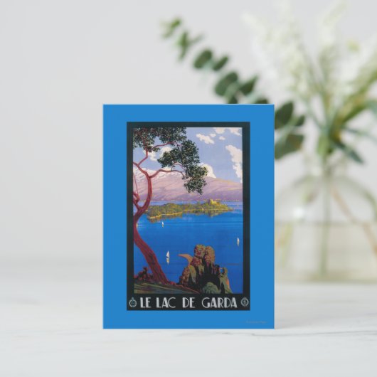 ガルダ湖の旅行プロモーションのポスター ポストカード (スタンド正面)