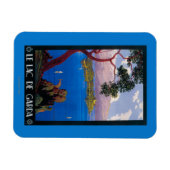 ガルダ湖の旅行プロモーションのポスター マグネット (横)