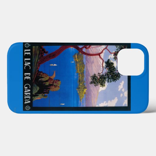 ガルダ湖の旅行プロモーションのポスター Case-Mate iPhoneケース (裏面 (横))