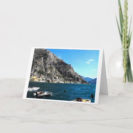 ガルダ湖の水辺にレモンの木の家 シーズンカード (正面)