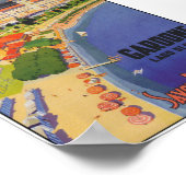 ガルダ湖イタリアのヴィンテージ旅行ポスター ポスター (角)