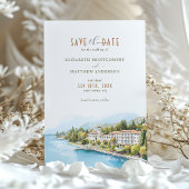 ガルダ湖イタリア目的地の日付を保存 招待状