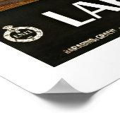 ガルダ湖イタリア – ヴィンテージ旅行ポスター ポスター (角)