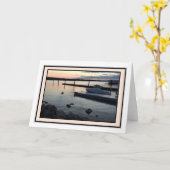 ガルダ湖プレスティエラ挨拶カード カード (黄色い花)