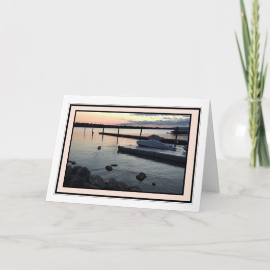 ガルダ湖プレスティエラ挨拶カード カード (正面)