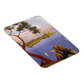 ガルダ湖ヴィンテージ旅行ポスター マグネット (右側)