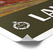 ガルダ湖ヴィンテージ旅行 ポスター (角)