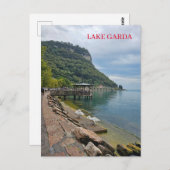 ガルダ湖木製ピアビューポストカード ポストカード (正面/裏面)