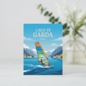 ガルダ湖 イタリア ポストカード (スタンド正面)