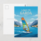 ガルダ湖 イタリア ポストカード (正面/裏面)
