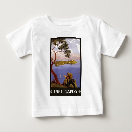 ガルダ湖 ベビーTシャツ (正面)