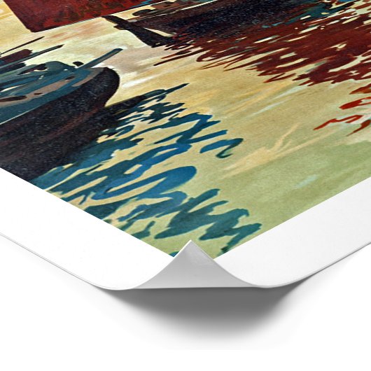 ガルダ湖 ポスター (角)