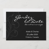 ガルデスラデイトデノートルマリアージュ招待状カード セーブザデート (正面)