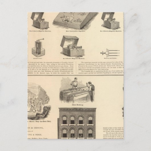 ガルバノファラディック製造会社ビックフォード ポストカード (正面)