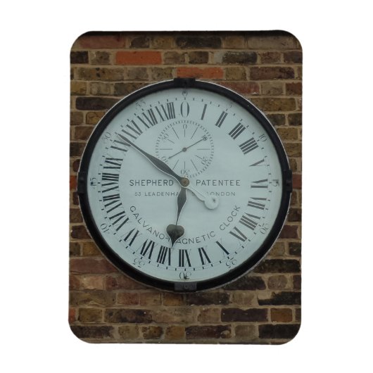 ガルバノマグネティッククロック3"x4"マグネット マグネット (縦)