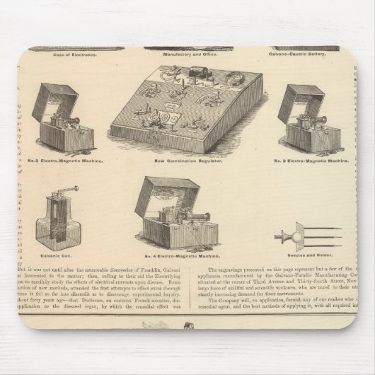 ガルバノ·ファラディック製造会社ビックフォード マウスパッド (正面)