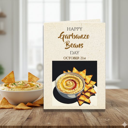 ガルバンゾ豆の日 おめでとう | 10月21日 カード
