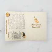 ガルバンゾ豆の日 おめでとう | 10月21日 カード (内部)