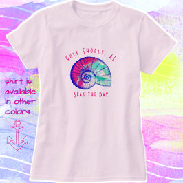 ガルフかわいらしショアーズアラバマシーシェルTシャツ Tシャツ