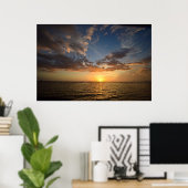 ガルフコーストサンセット – フロリダポスター ポスター (ホームオフィス)