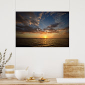 ガルフコーストサンセット – フロリダポスター ポスター (キッチン)