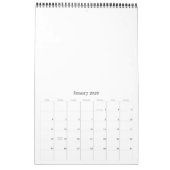 ガルフコースト灯台 カレンダー (1月 2026)