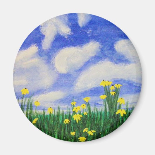 ガルフコーブフラワーズインアブライトフィールド マグネット (正面)