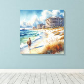 ガルフショアズ1 キャンバスプリント (インサイチュ (ウッドフロア))