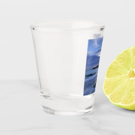ガルフショアーズアラバマビーチサンライズピア ショットグラス (左)