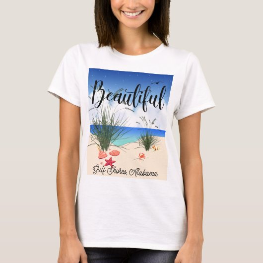 ガルフショアーズアラバマ(美) Tシャツ (正面)